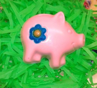 Подарочное мыло Свинка с цветочком