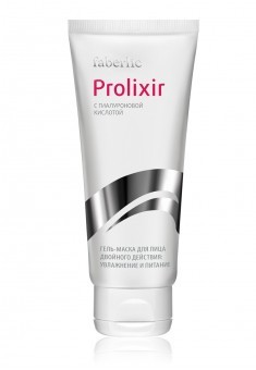 Гель-маска для лица двойного действия Prolixir 25+ Увлажняет кожу и улучшает ее эластичность.
