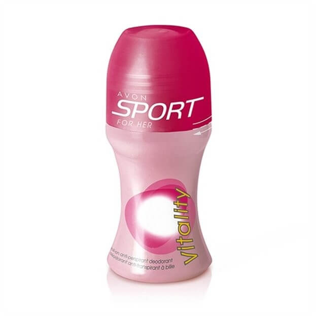 Дезодорант-антиперспирант с шариковым аппликатором Avon Sport Vitality