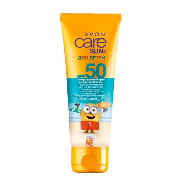 Солнцезащитный крем для детской кожи SPF 50. Высокая степень защиты
