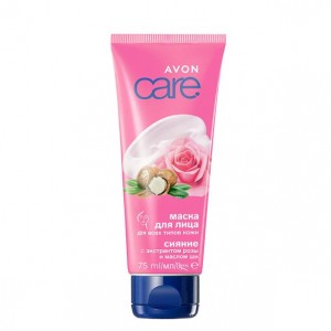 Маска для лица с экстрактом розы и маслом Ши Avon Care 