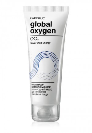 Кислородный мусс для глубокого очищения кожи лица Global Oxygen 