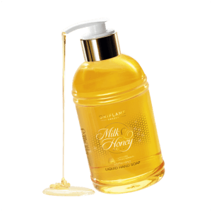 Жидкое мыло для рук Молоко и мед - Золотая серия 