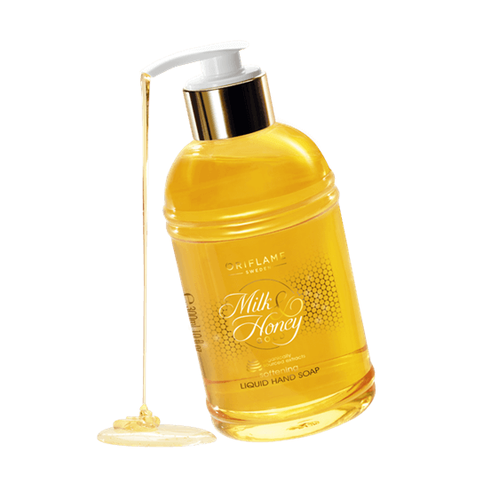 Жидкое мыло для рук Молоко и мед - Золотая серия